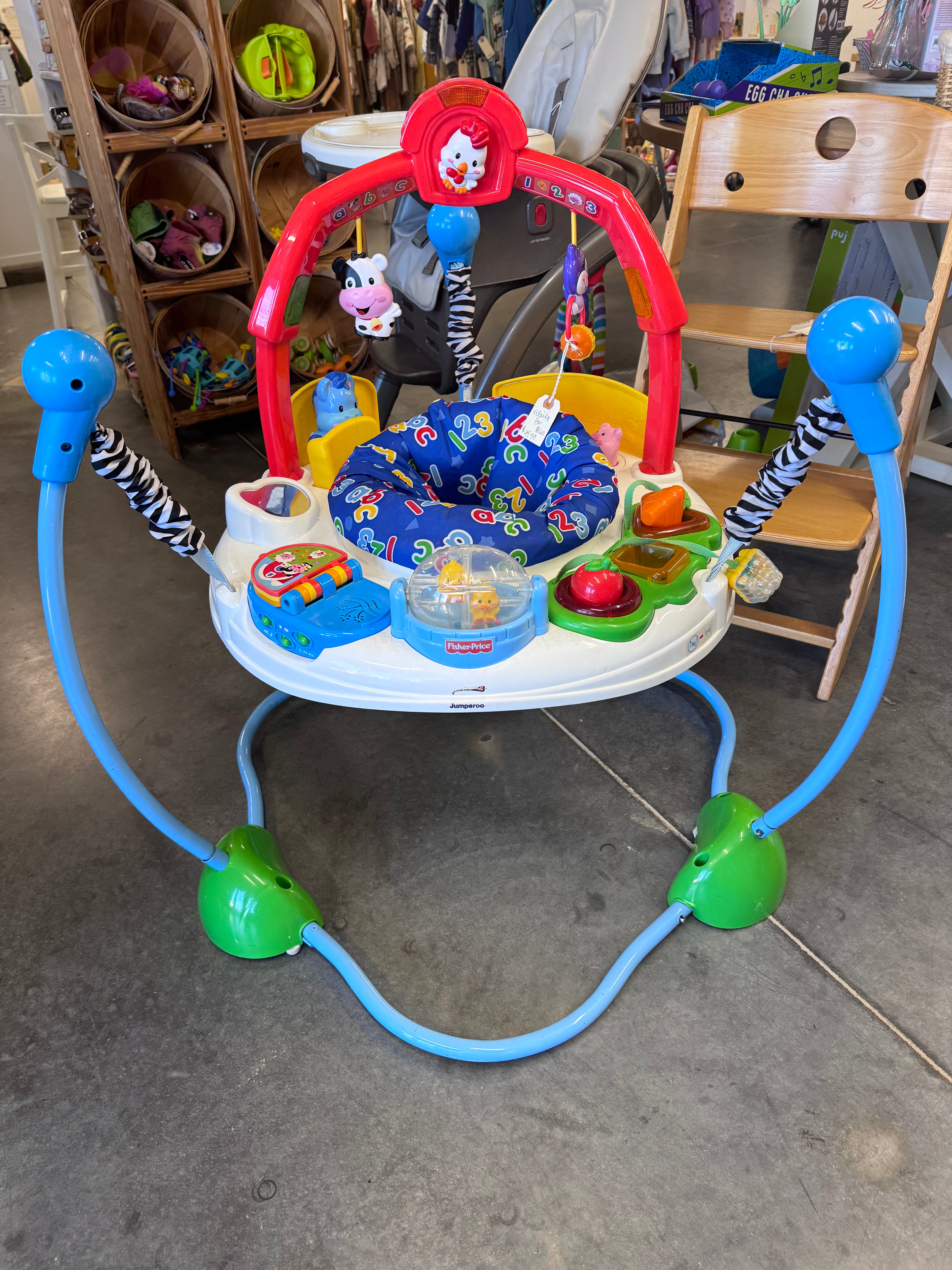 Resale Fisher Price Farm Jumperoo Athens Parent Wellbeing ReBlossom Parent Child Shop