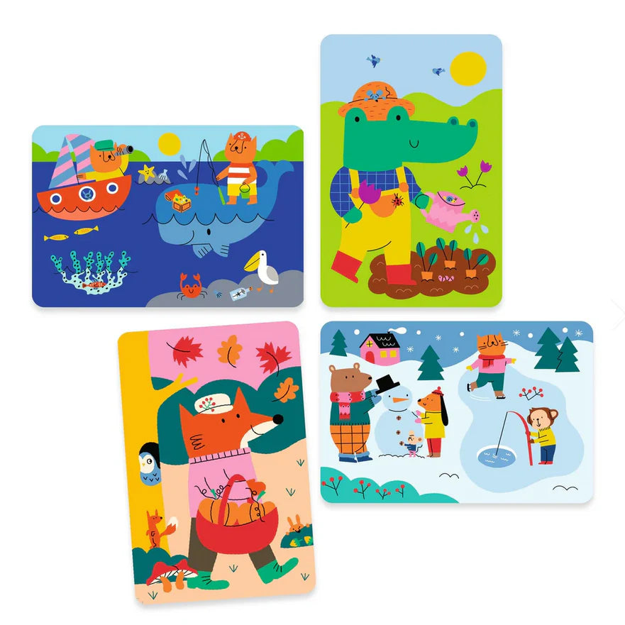 Djeco Magic Coloring - 4 Seasons