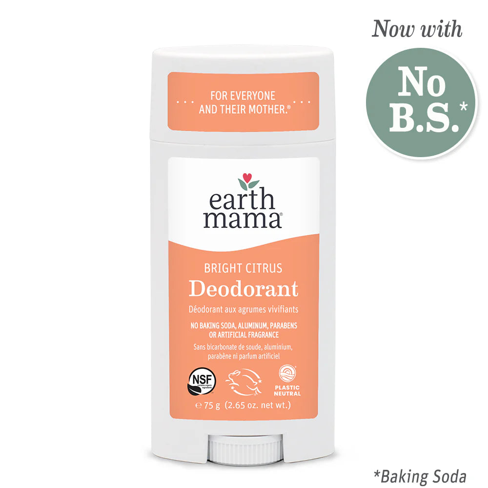 Earth Mama Deodorant - Bright Citrus