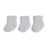 Robeez Basic White Socks, 3-Pack