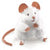 Folkmanis Puppets - White Mouse Puppet