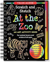 Scratch &amp; Sketch Art Activity Books - At the Zoo
