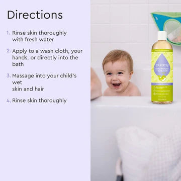 Puracy Natural Baby Shampoo + Body Wash - Lavender Chamomile