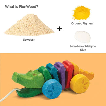 Plan Toys Rainbow Alligator