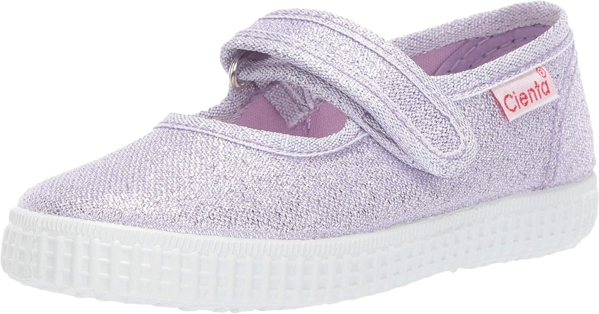 Cienta Canvas Mary Jane in Unicorn Purple Sparkle (Violetta