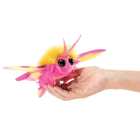 Folkmanis Puppets -Rosey Maple Moth Finger Puppet