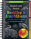 Scratch &amp; Sketch Art Activity Books - Reptiles and Amphibians