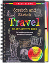 Scratch &amp; Sketch Art Activity Books - Travel