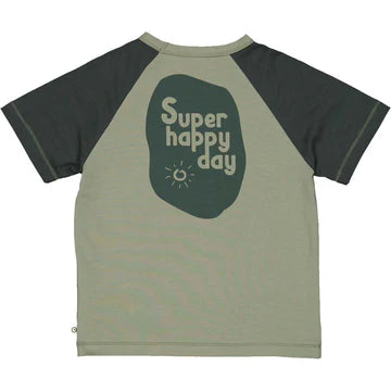 Müsli Organic Cotton Cozy Me Short Sleeve T-shirt Poetry Green