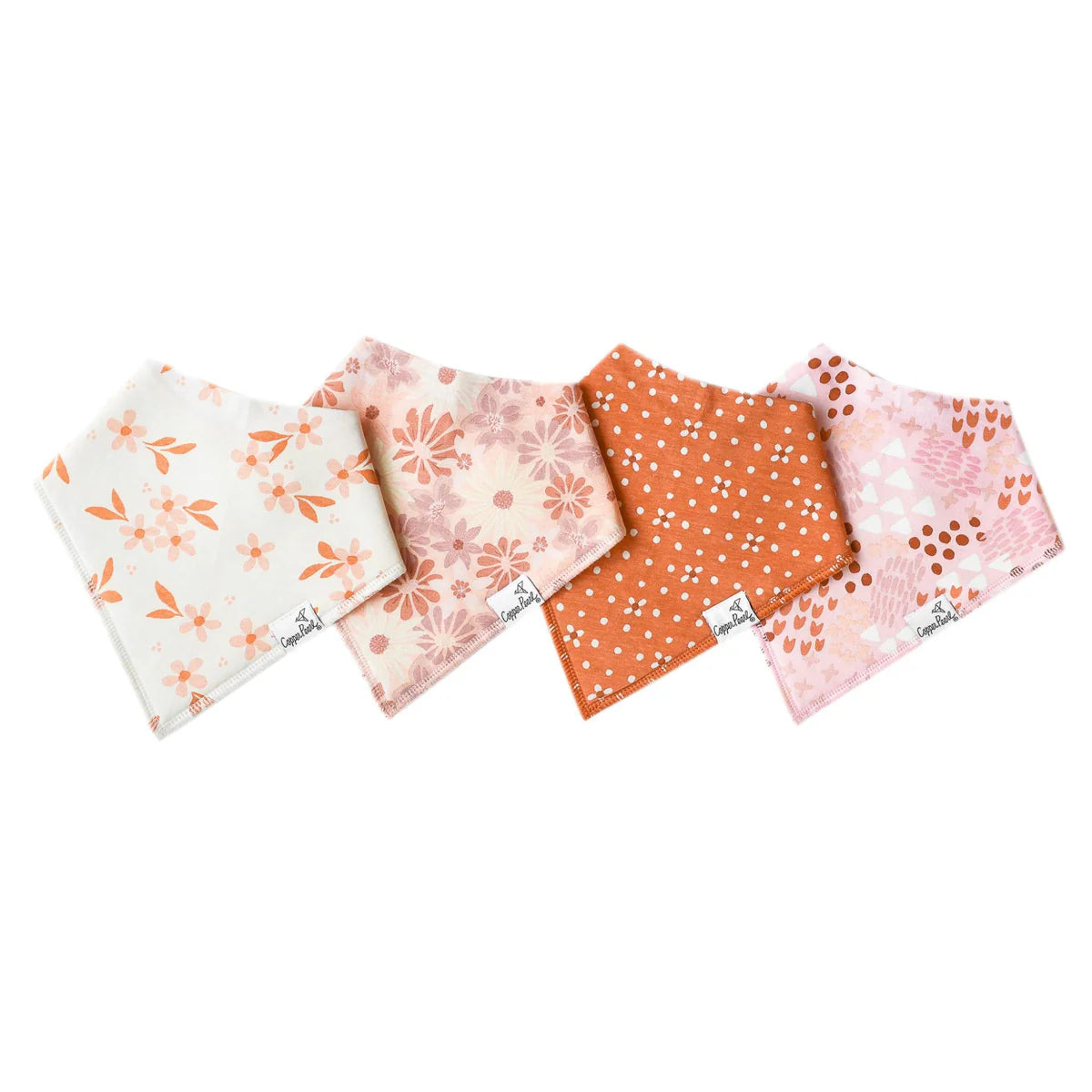 Copper Pearl Bandana Bib (Set of 4) - Rue