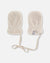 Deux par Deux Infant Sherpa Mittens with string 9-12 month