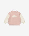 Petite Revery Fleece Drop Shoulder Sweatshirt - Dusty Rose