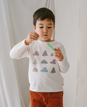 Petite Revery Quick Dry Cotton Long Sleeve Tee -Cloud