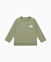 Petite Revery Quick Dry Cotton Long Sleeved Tee - Olive Cloud