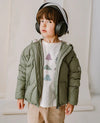 Petite Revery Recycled Nylon Hooded Jacket - Olive