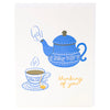 Thinking of You teapot card