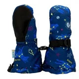 Jan & Jul Toasty-Dry Waterproof Snow Mittens - Constellations XS