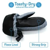 Jan & Jul Toasty-Dry Waterproof Mittens - Space Dinos XS