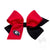 Divine Creations Wee Ones UGA Red and Black Bow