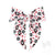 Divine Creations Wee Ones UGA Print on White Bow