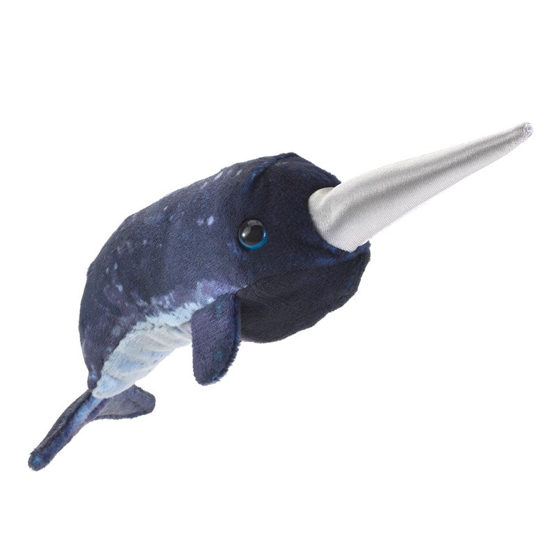Folkmanis Puppets - Mini Narwhal Finger Puppet