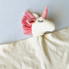 Viverano - Organic Baby Lovey Security Blanket, Unicorn
