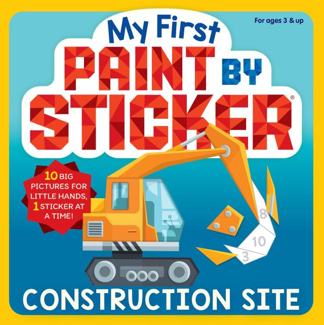 My First Paint by Sticker Book - Construction Site