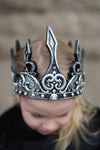 Great Pretenders Medieval Crown - Silver/Black