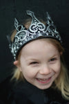 Great Pretenders Medieval Crown - Silver/Black