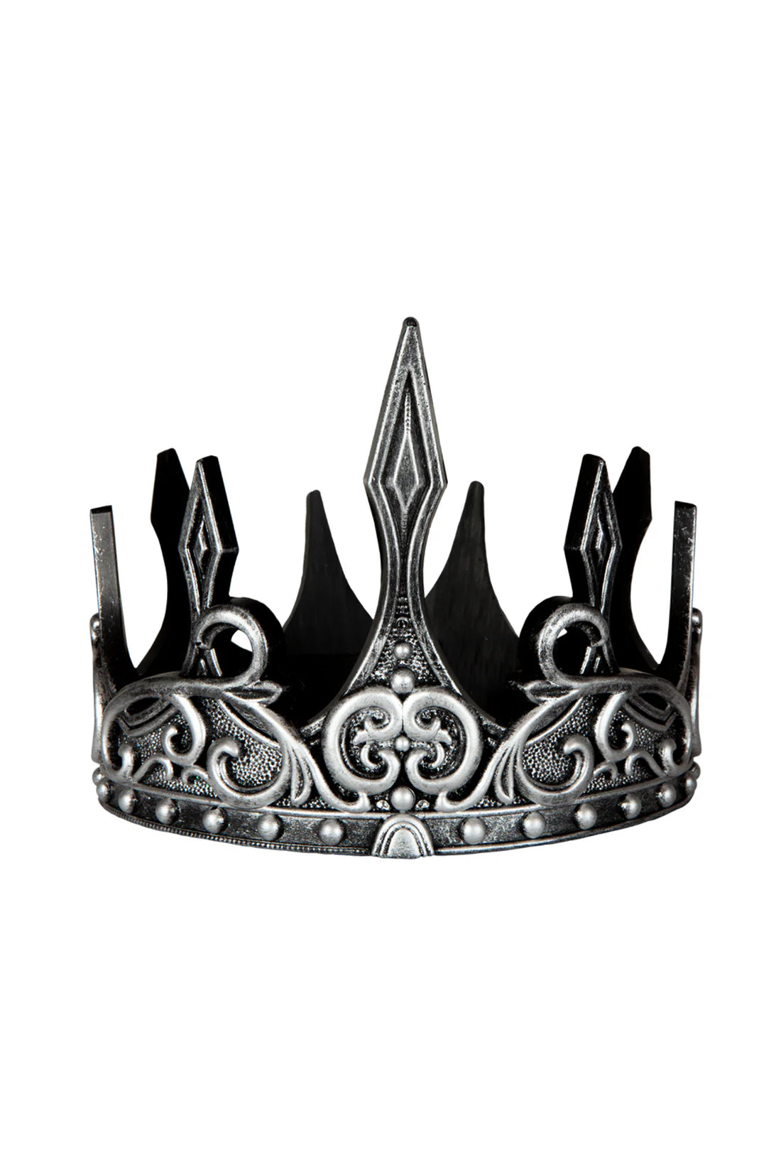 Great Pretenders Medieval Crown - Silver/Black