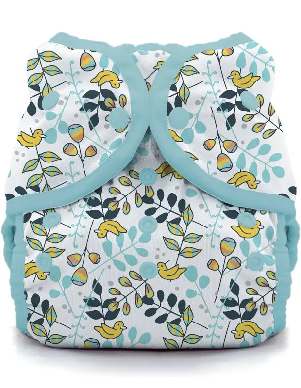 Thirsties Duo Wrap Reusable Cloth Diaper Cover Size Two (18-40lbs) - Birdie