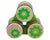 Tumbler - 3 Wheel Push Toy: Green