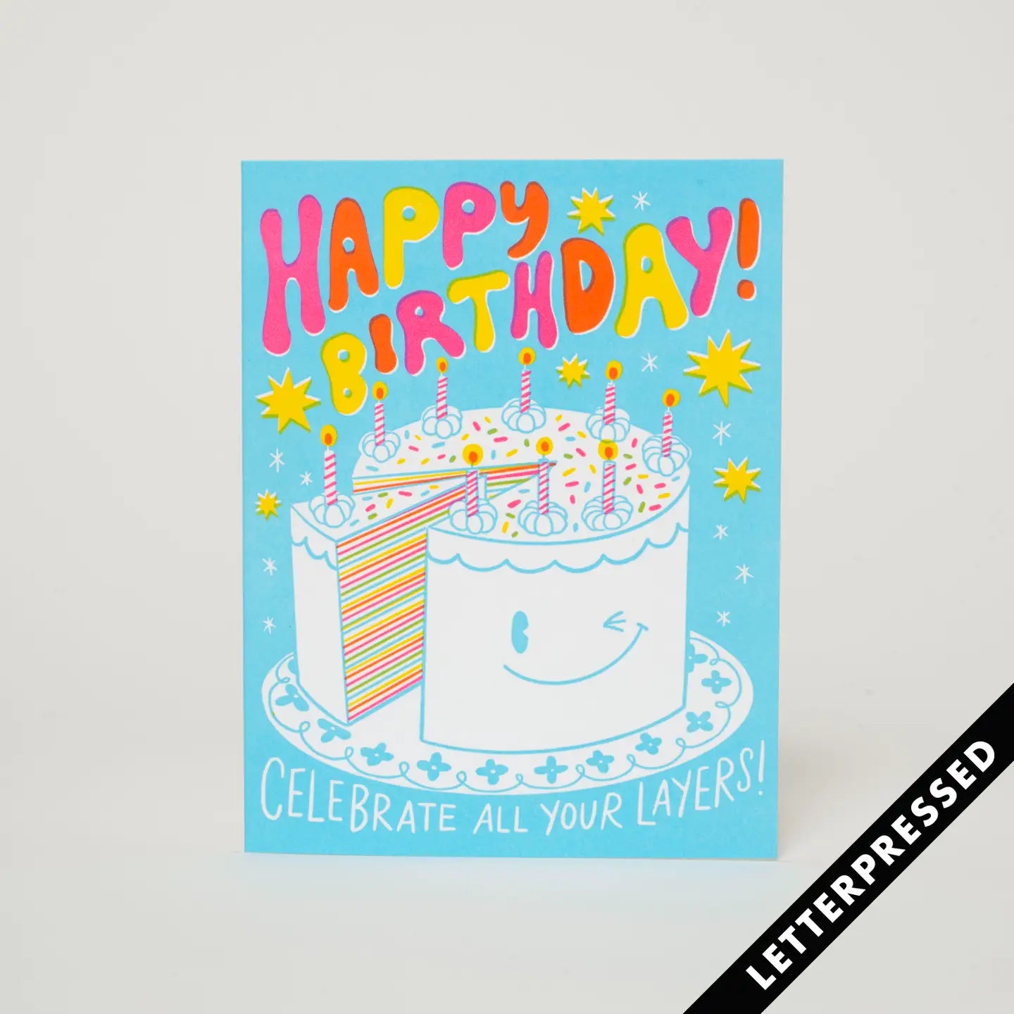 Happy Birthday Cake Layers Card