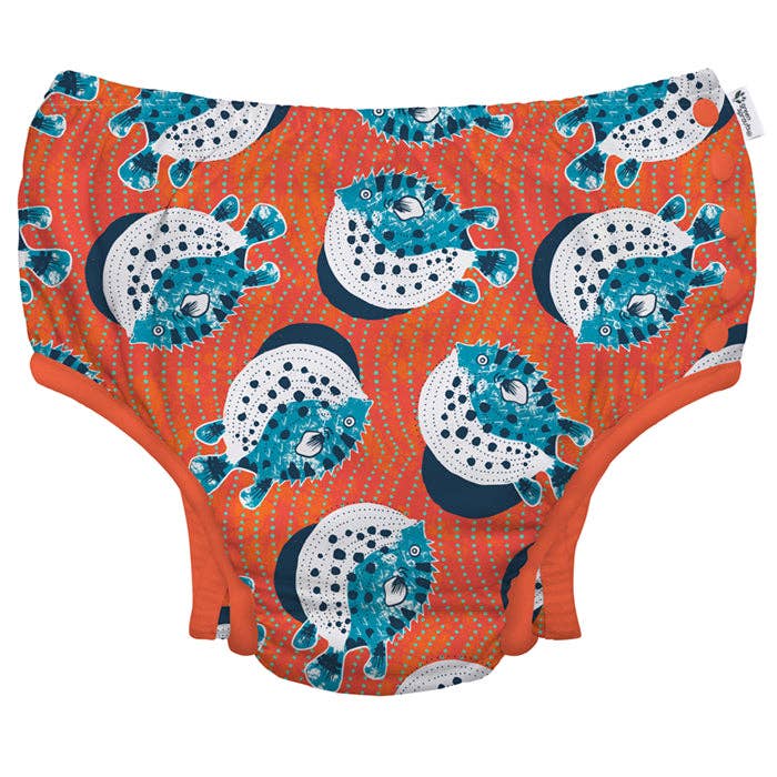 Eco Snap Swim Diaper with Gusset | Tea Collection 2024: Puffer / 18m