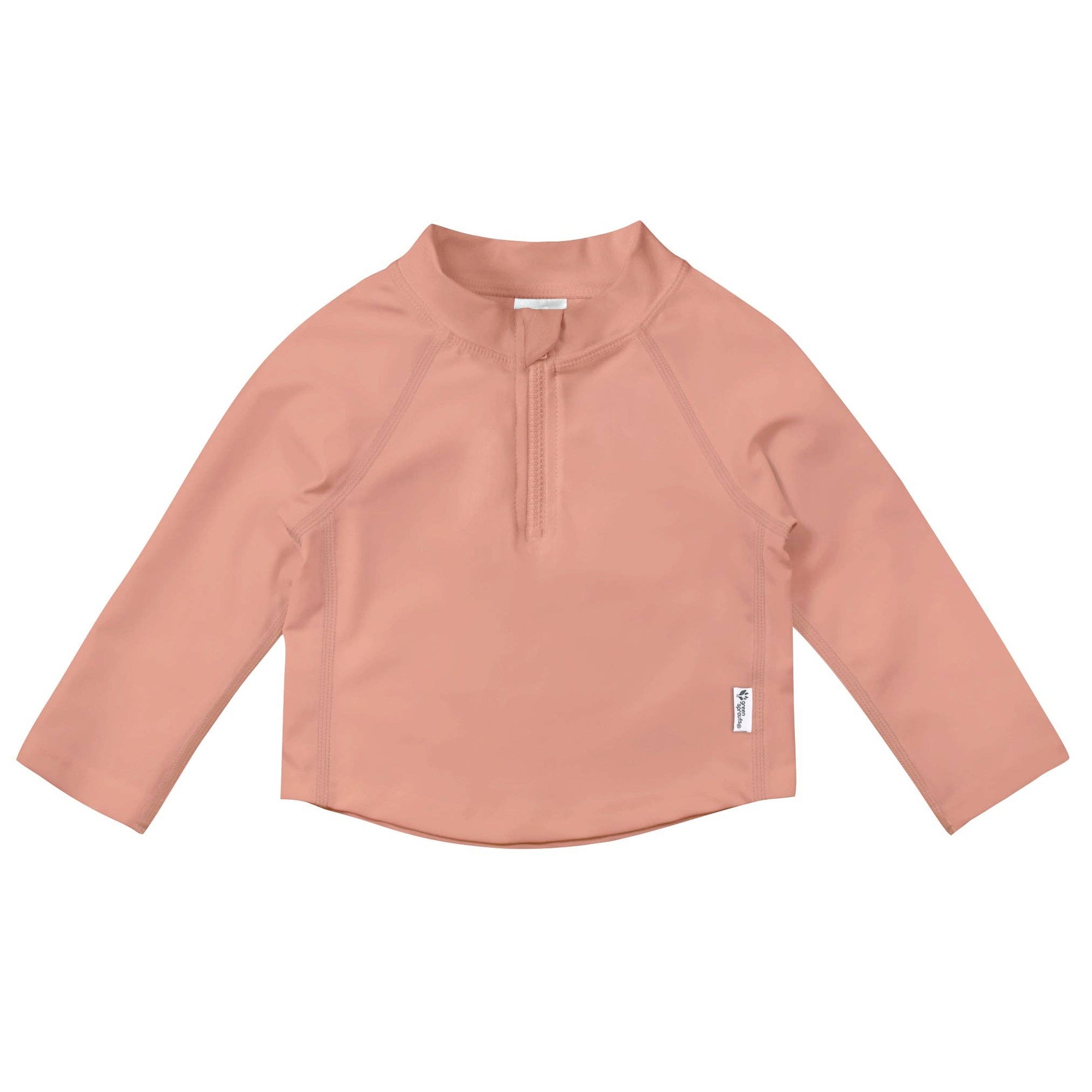 UPF 50+ Zip Rashguard | Coral / 6m