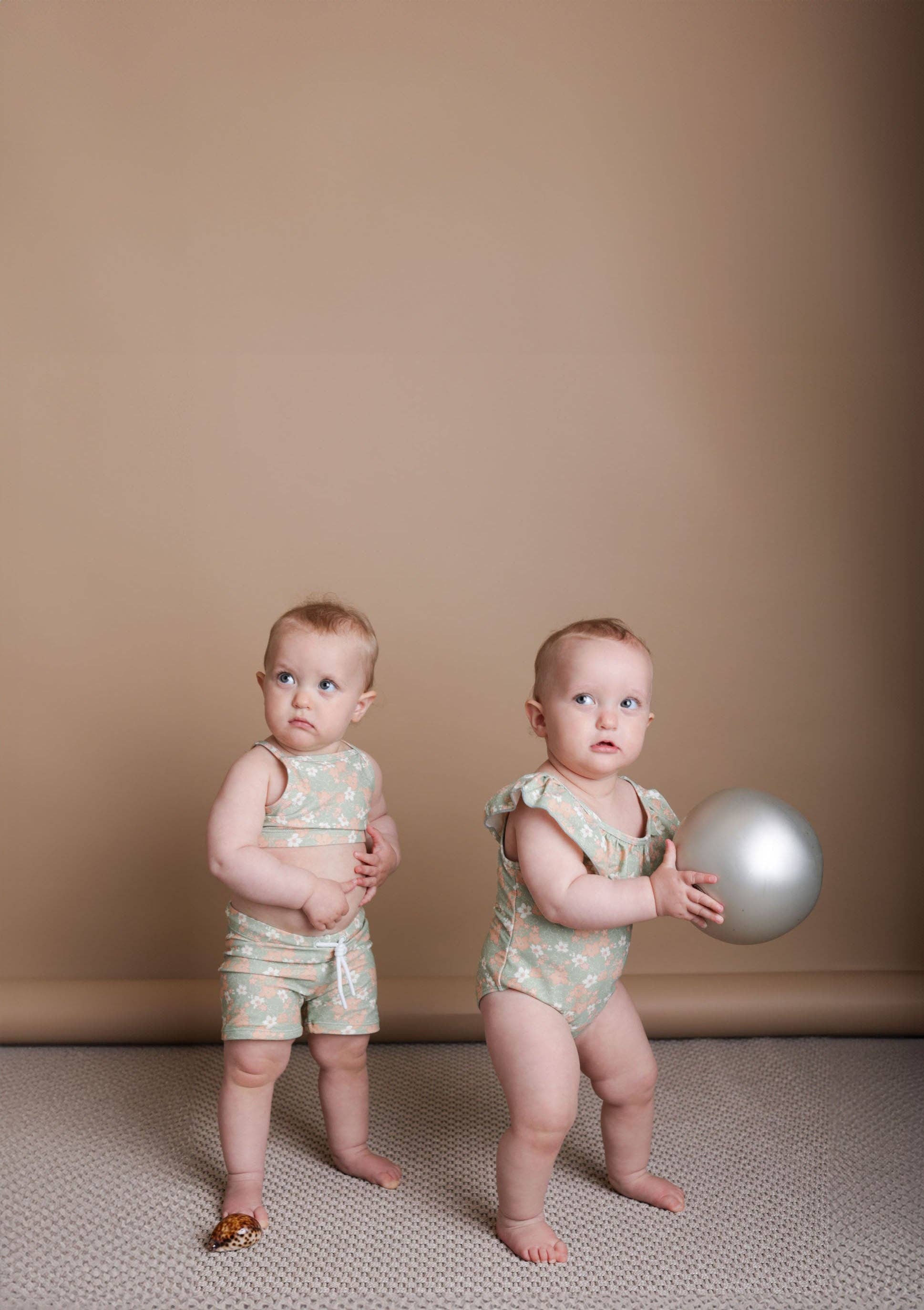 Swim Top _ Evangelina / Sage: 12M - 18M