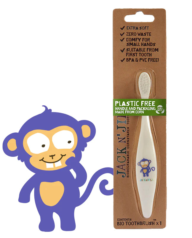 Jack ‘n Jill Bio Toothbrush - Monkey