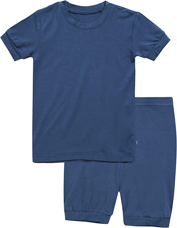 Vaenait Short Sleeve PJs - Colorful Navy