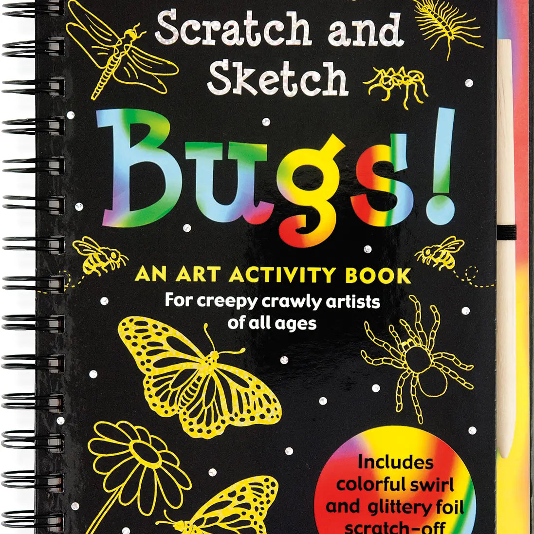 Scratch & Sketch Art Activity Books - Bugs