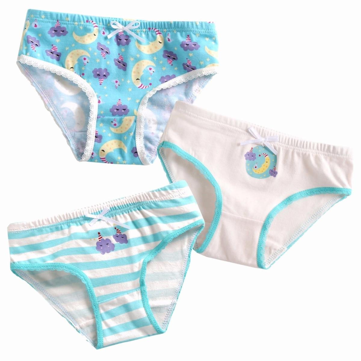 6 Packs Baby Toddler Girls Underwear Panties Kids Briefs Cotton Panty  Underwear