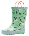 Oakiwear Loop Handle Rubber Rain Boots - Unicorn