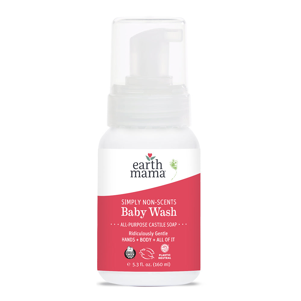 Earth Mama Organics Simply Non-Scents Castile Baby Wash 5.3 fl. oz.