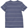 Müsli Stripe Rib T-Shirt - Indigo