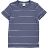 Müsli Stripe Rib T-Shirt - Indigo