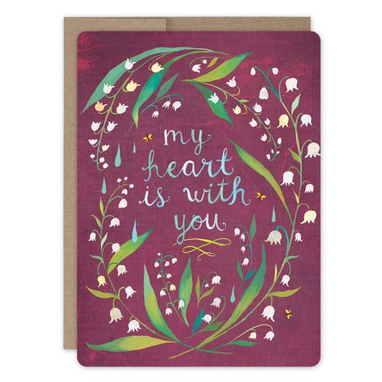 Biely & Shoaf My Heart is With You Lily Card