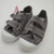 Cienta Double Strap Canvas Sneaker in Gris (Grey), 78777