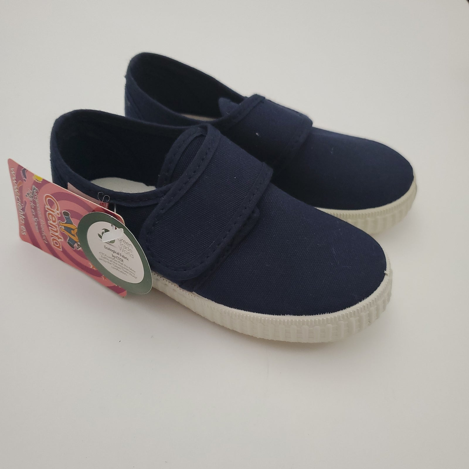 Cienta Canvas Velcro Closure in Marino (Blue), 58000