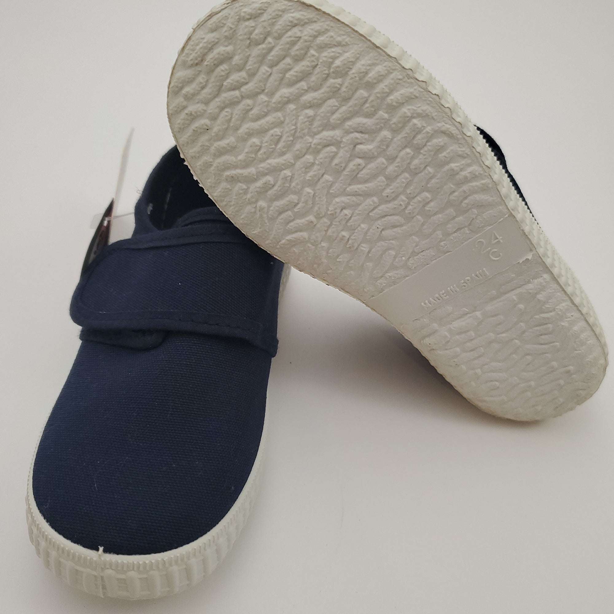 Cienta Canvas Velcro Closure in Marino (Blue), 58000