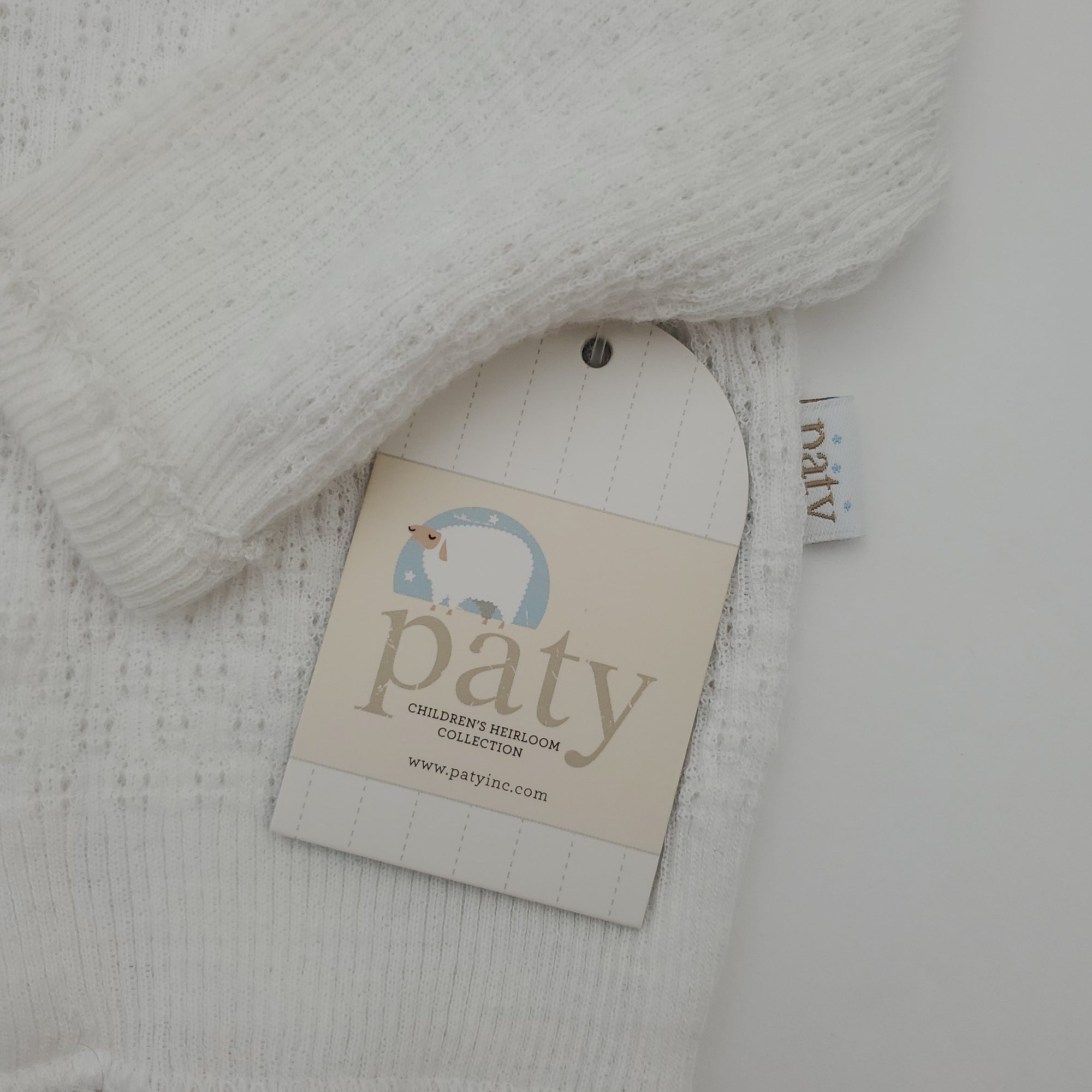 Paty Pearl Button Cardigan - White