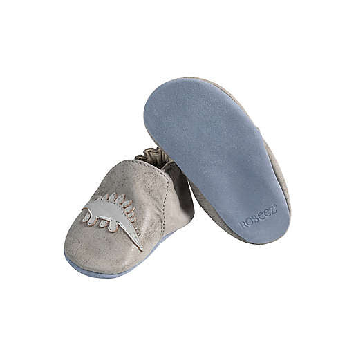 Robeez Soft Soles Shoes - Ramsey Dino in Grey